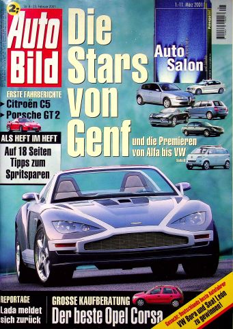 Deckblatt Auto Bild (08/2001)